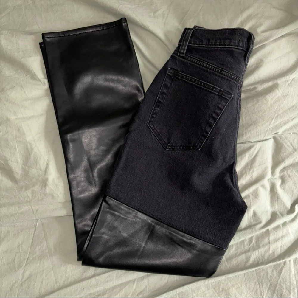 Abercrombie Leather Jeans - Picture 2 of 7